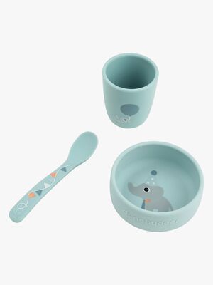 Done By Deer Celebration Silikon Matset Stick & Stay, Blue