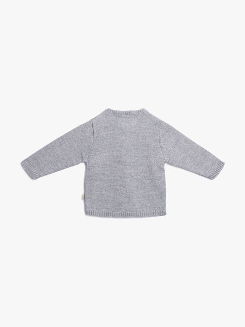 Petite Chérie Atelier Margit Kofta Ull, Grey Melange