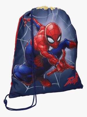 Marvel Spider-Man Turnbeutel Web Warriors, Blau