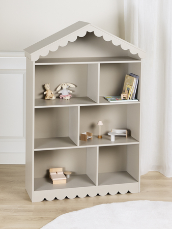 Alice & Fox Dune Bokhylla & Dockhus, Greige