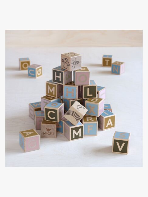 Micki Bokstavsklossar 36 st