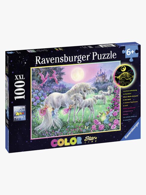 Ravensburger Pussel Enhörningar I Månskenet 100 Bitar