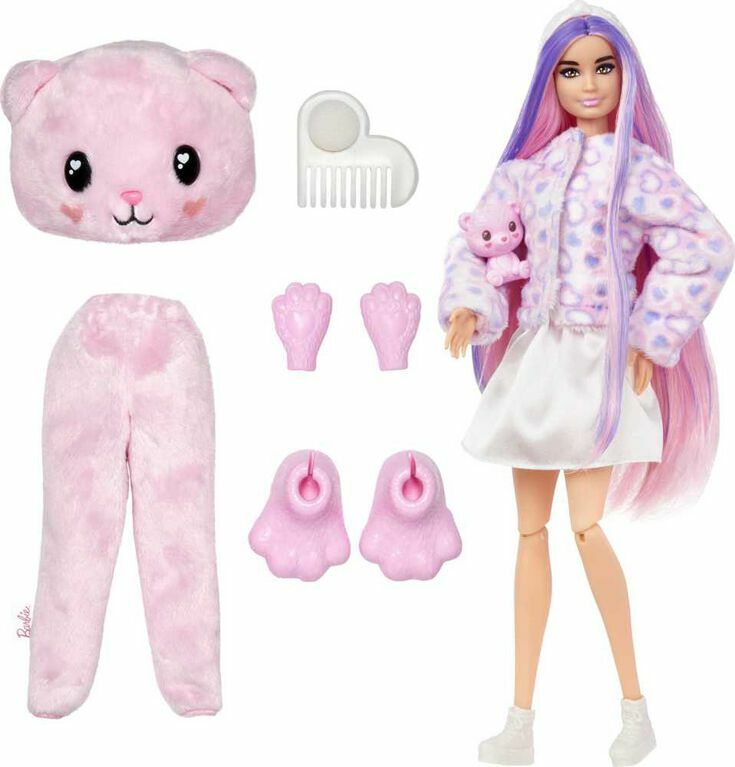 Barbie Cutie Reveal Docka Nallebjörn