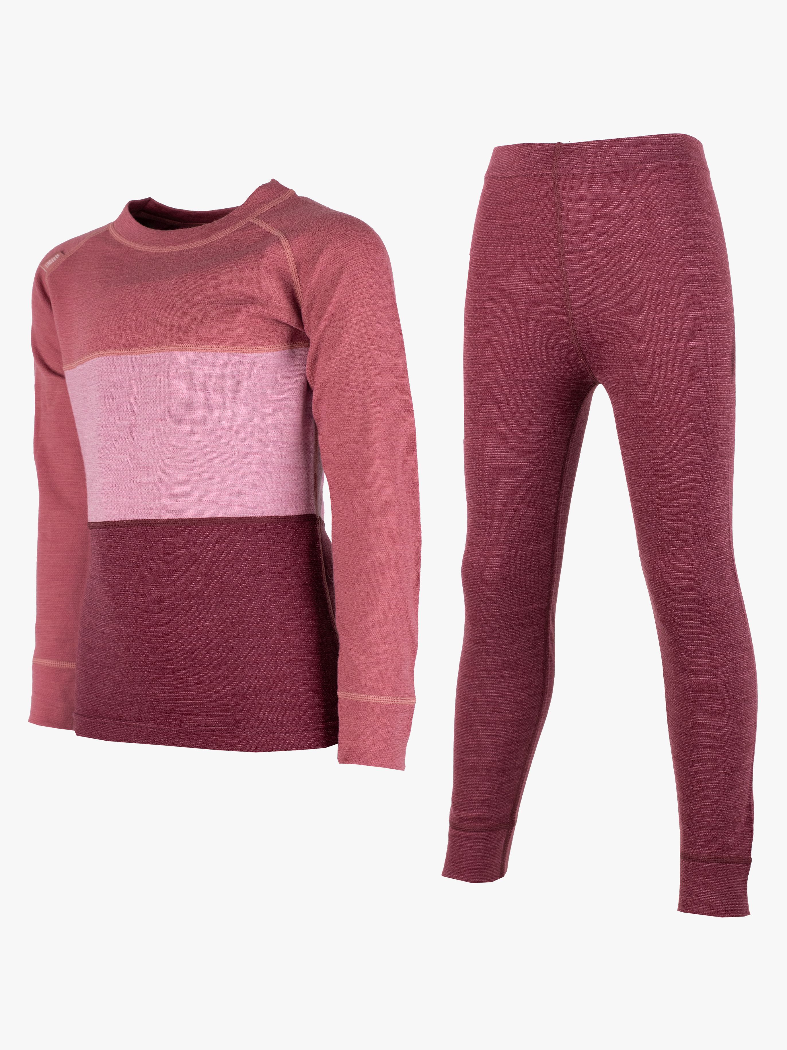 Lindberg Bamboo Merino Underställ, Blush/Rose, 170