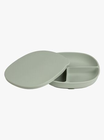 b.box Tallrik med Lock Silikon, Sage