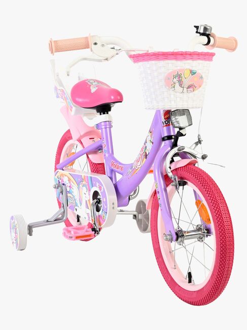 Volare Unicorn Cykel 14 Tum, Lila