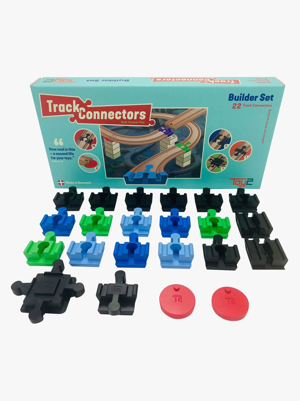 TOY2 Track Connector Builder Set Kopplingar