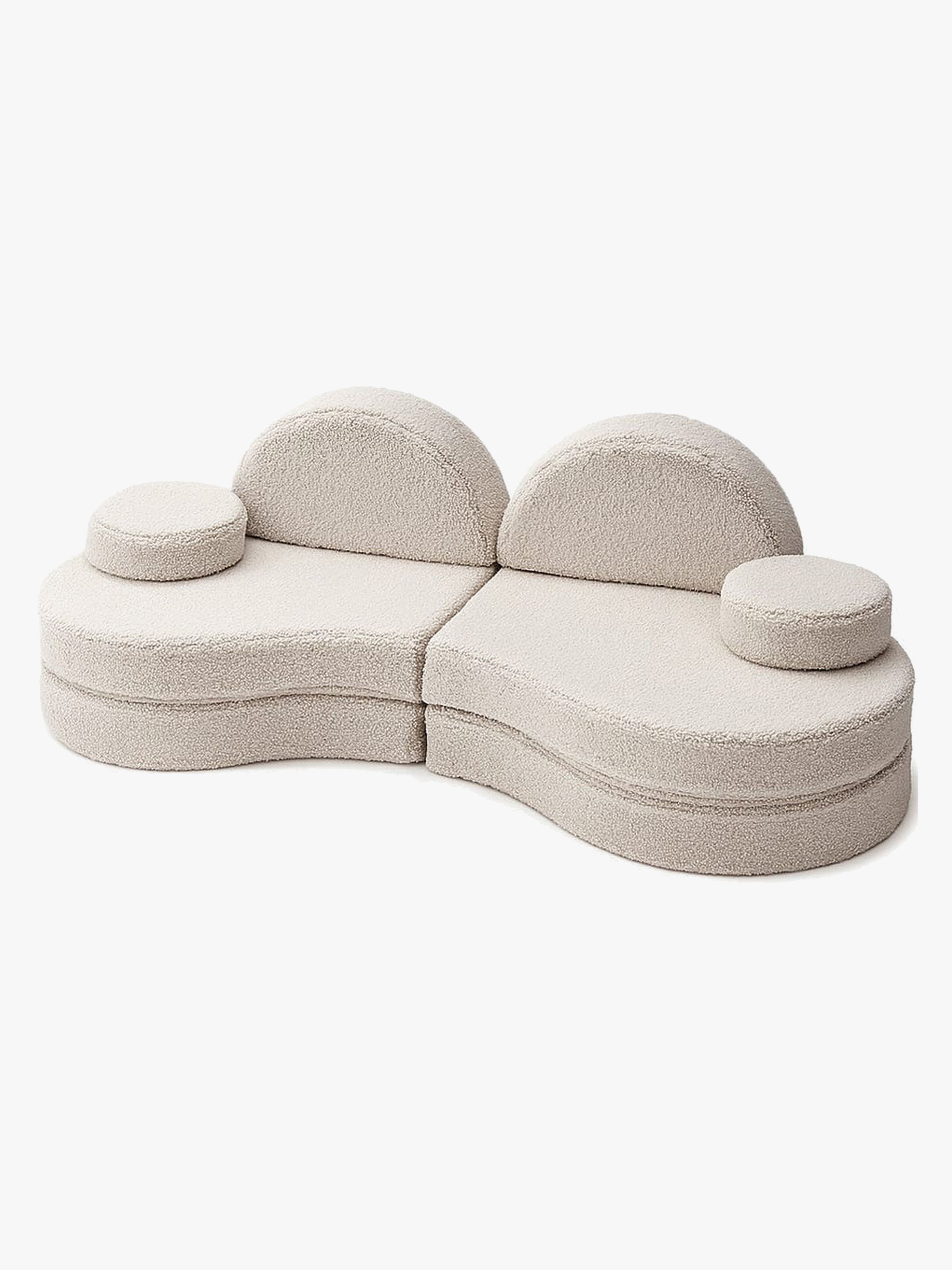 MeowBaby Bearly Soffa Coccolo, Ecru