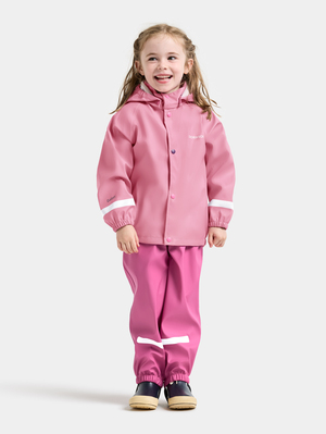 Didriksons Slaskeman Regnställ, Light Heather Pink