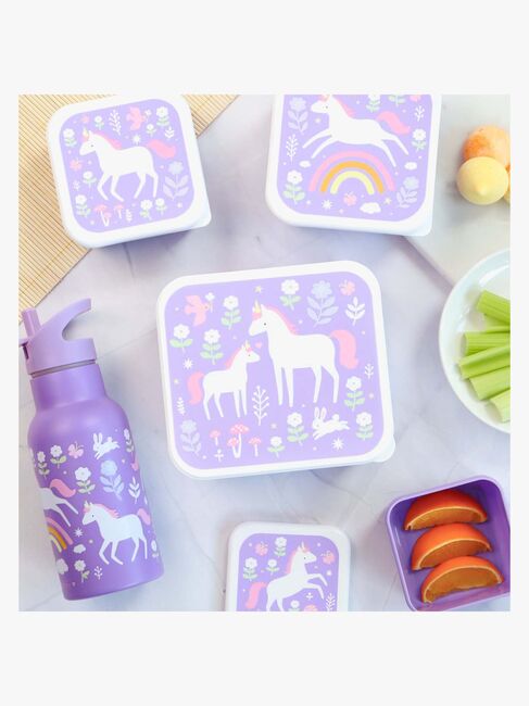 A Little Lovely Company Lunchboxset, Unicorn dreams
