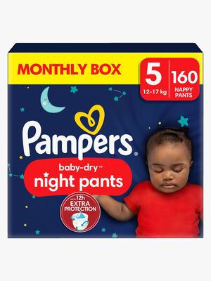 Pampers Baby Dry Night Pants Blöjor Stl 5 12–17 kg 160-pack