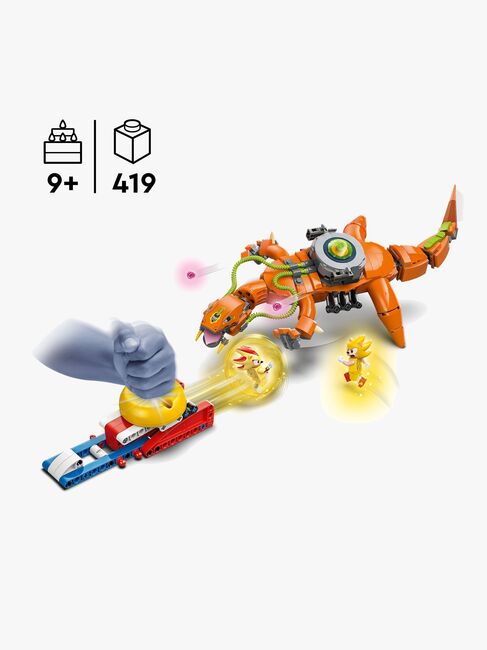 LEGO Sonic 77003 Super Shadow mot Biolizard