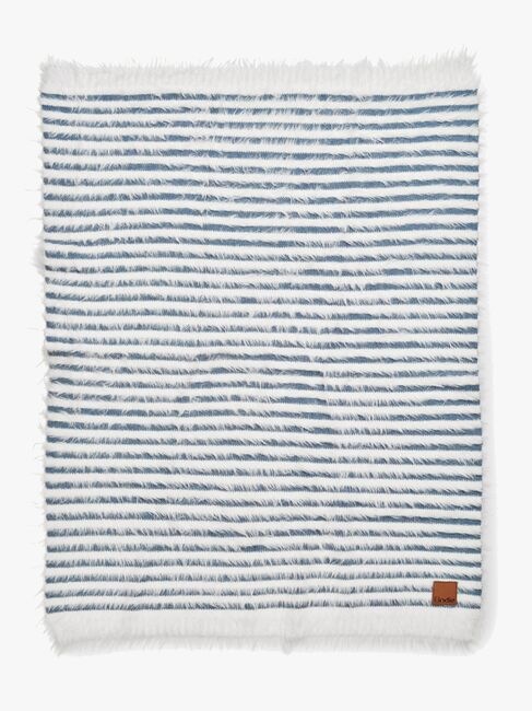 Elodie Furry Knit Filt, Berry Blue