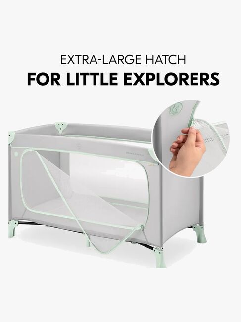 Hauck Dream N Play Plus Resesäng, Dusty Mint