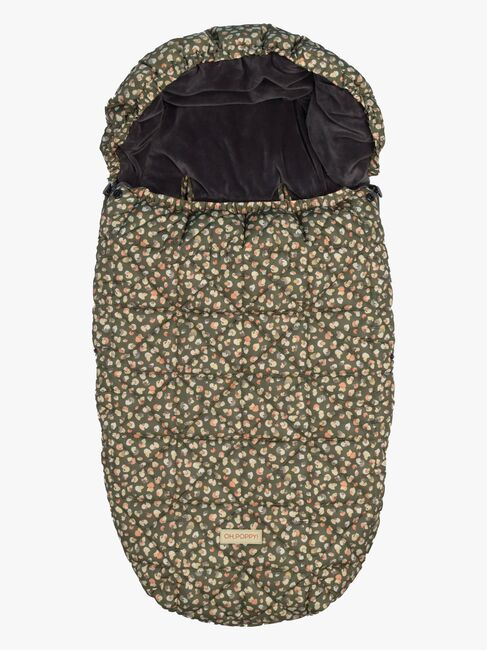 Oh, Poppy! Lily Quilted Åkpåse, Poppy Forest Green