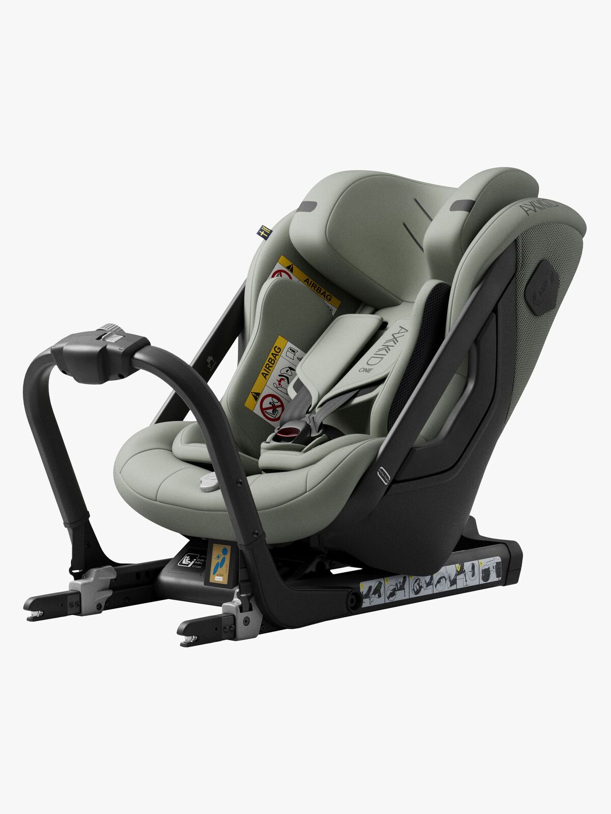 Axkid One 3 Bakåtvänd Bilbarnstol, Nordic Bloom Green