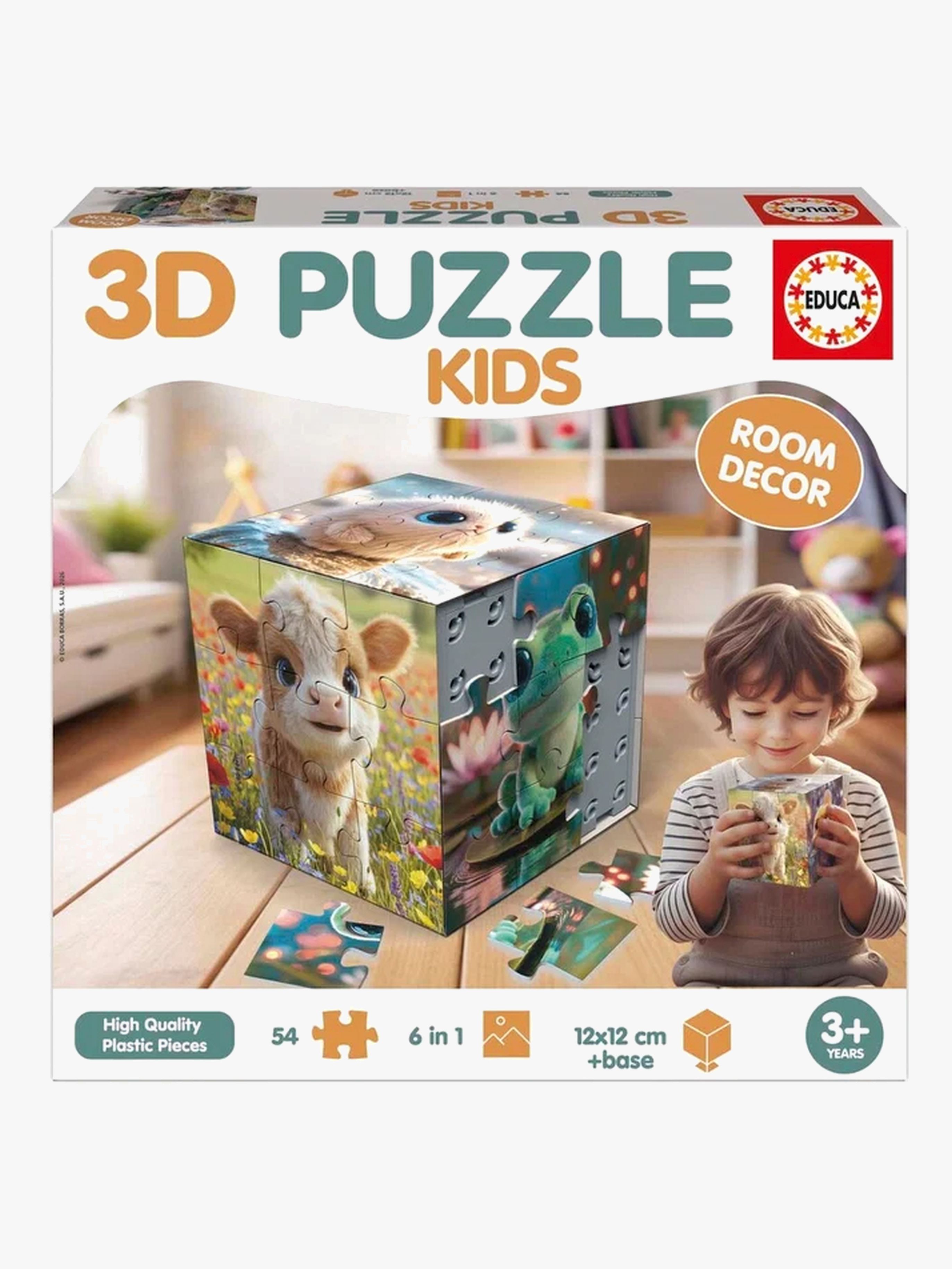 Educa Kids 3D-pussel Djurunge