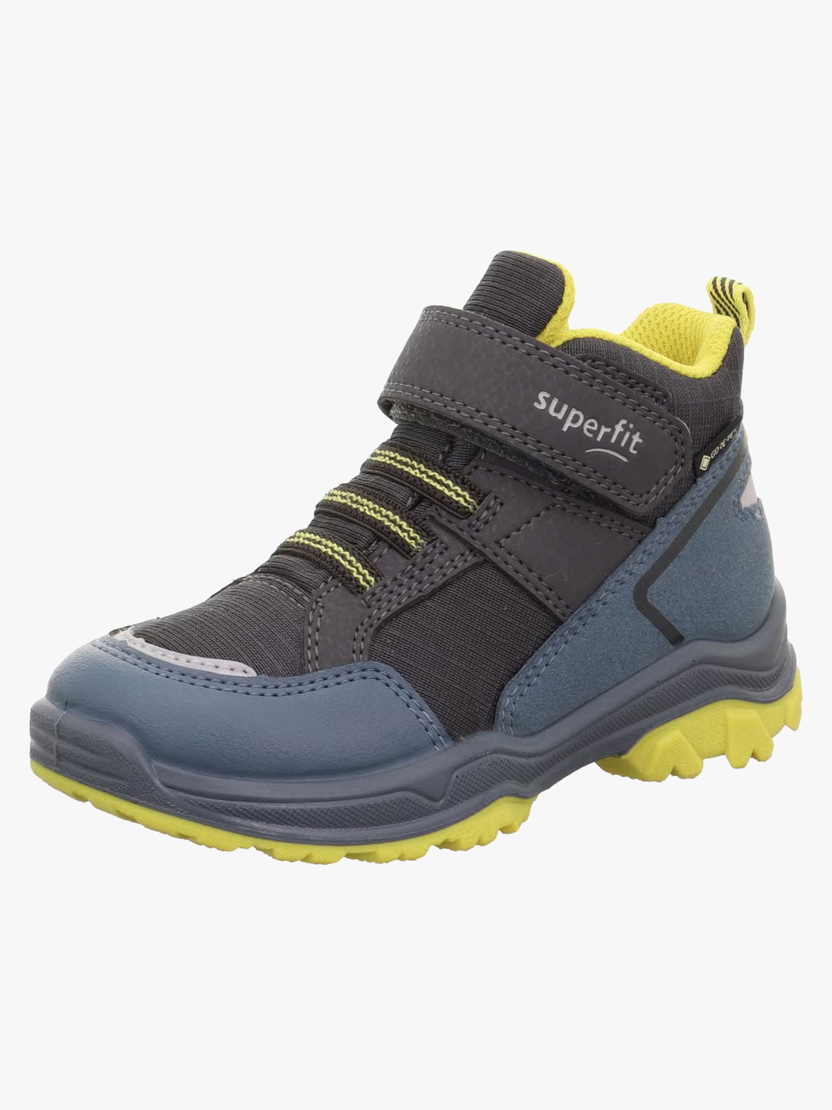 Superfit Jupiter Mid GTX Sneakers, Blue/Yellow, 31