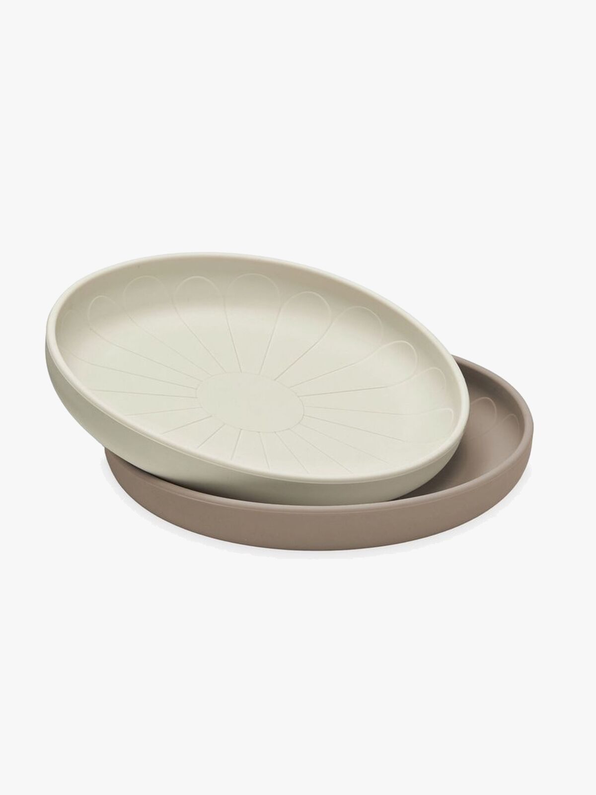 Cam Cam Flower Tallrik Silikon, Earth