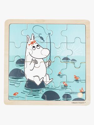 Mumin Träpussel Fiske 16 Bitar