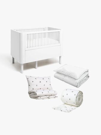 Alice & Fox June Växasäng inkl. Bäddkit ADORA 100x130, Dream White
