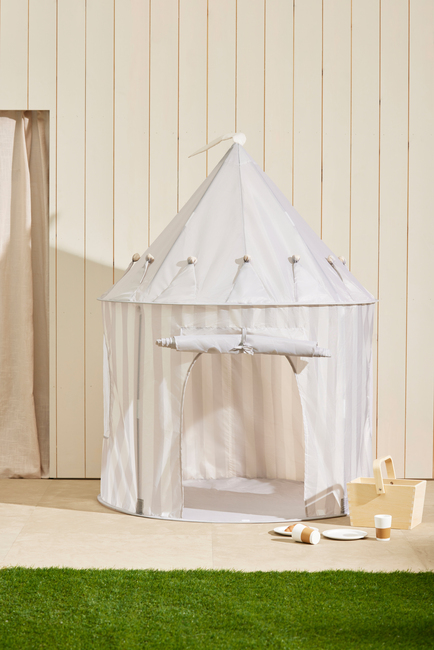 Kids Concept Randigt Lektält, Grå