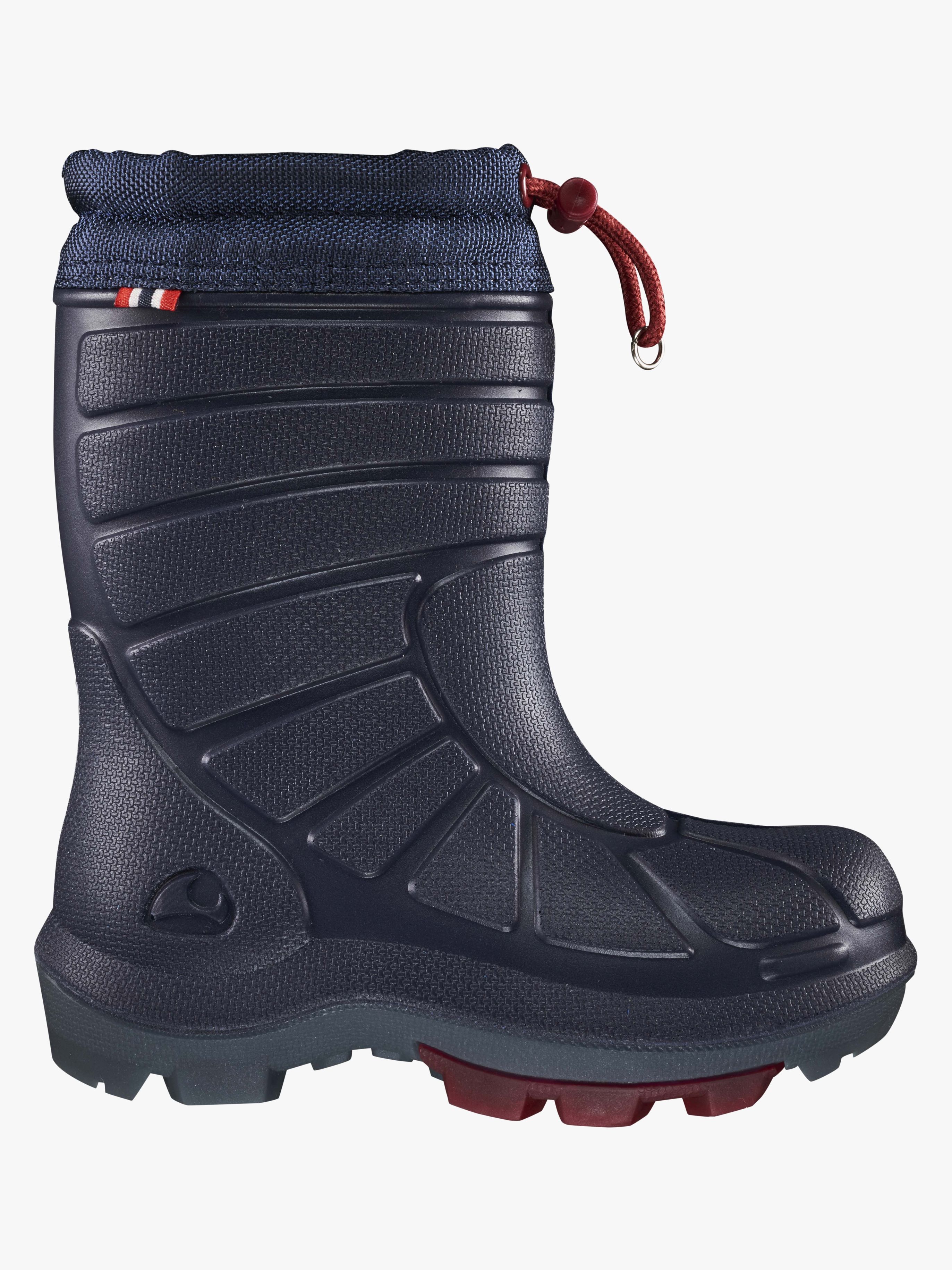 Viking Extreme  Fodrade Gummistövlar, Navy/Dark red, 27
