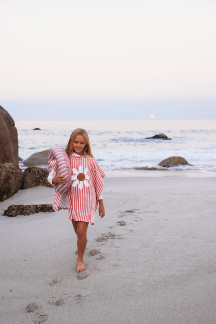 Swim Essentials Badponcho, Daisy Flowers