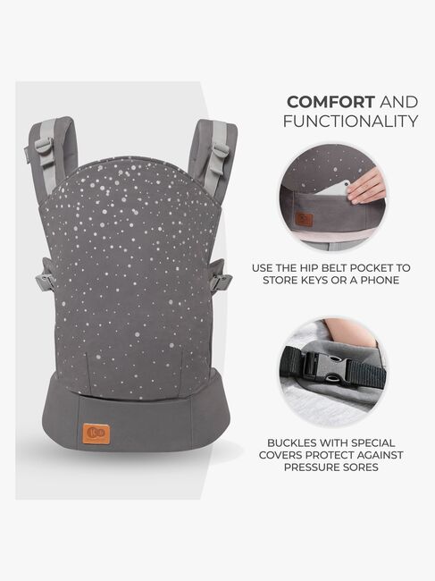 Kinderkraft NINO CONFETTI Bärsele, Grey