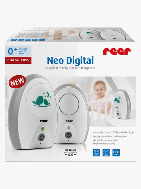 Reer Neo Digital Babyvakt, Grå