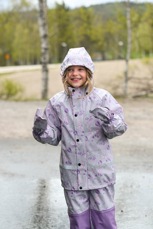 Lindberg Vattholma Regnställ, Lavender/Pink