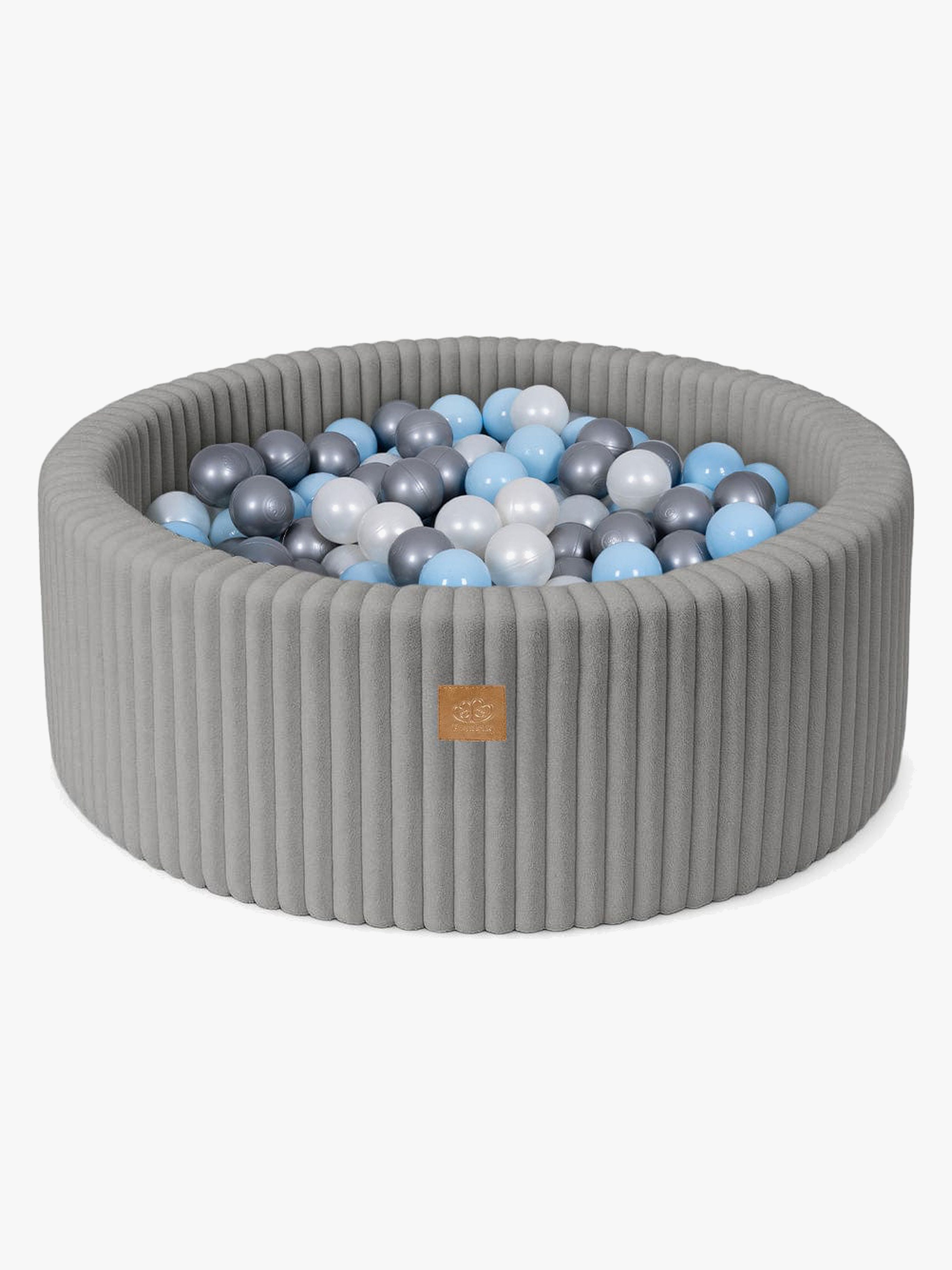 MeowBaby Churros Bollhav Moon Grey, Blue/Silver