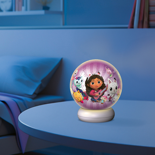 Ravensburger Gabby's Dollhouse 3D-pussel Nattlampa 72 Bitar