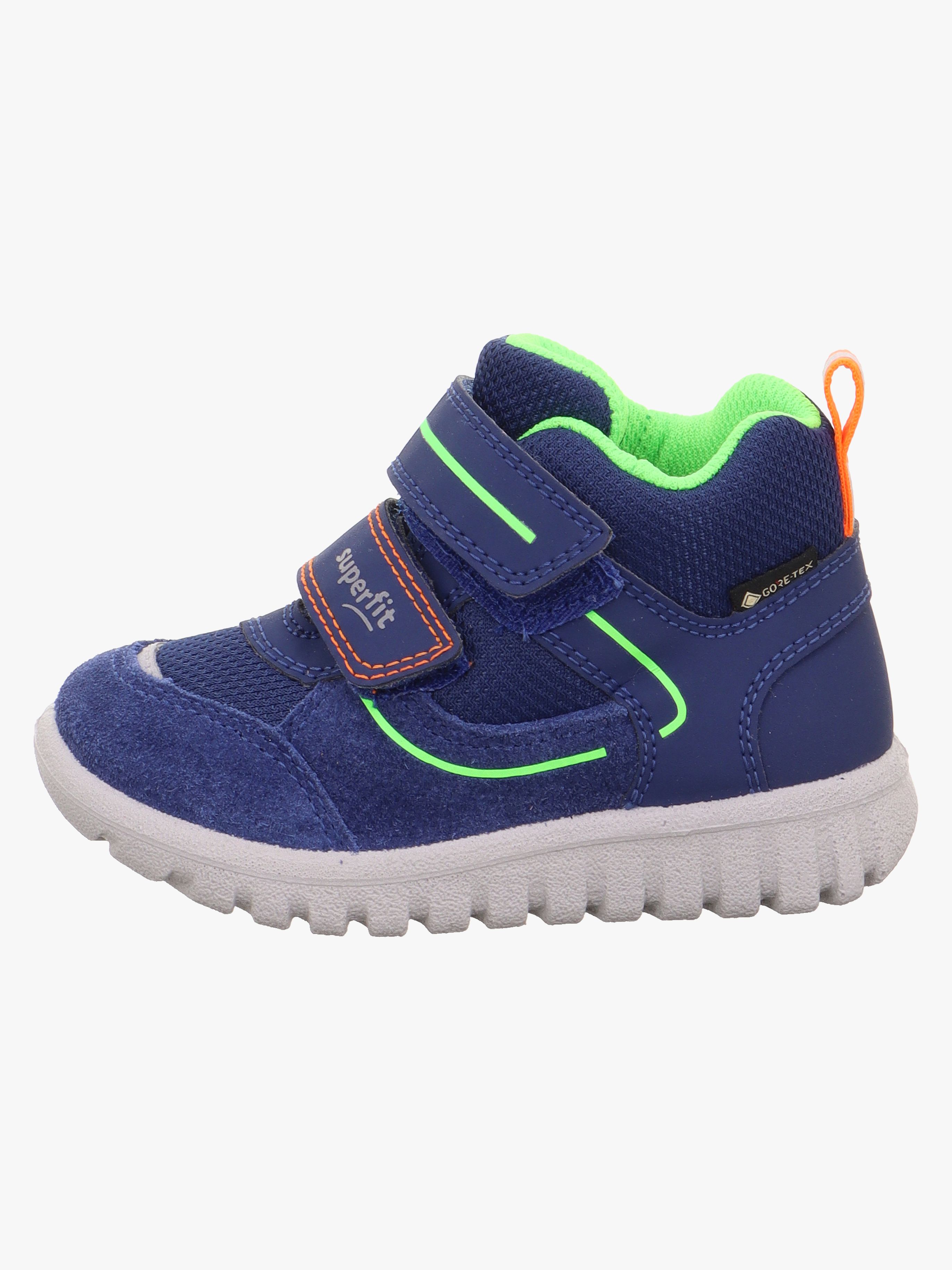 Superfit Sport7 Mini GTX Sneakers, Blue/Light Green, 28