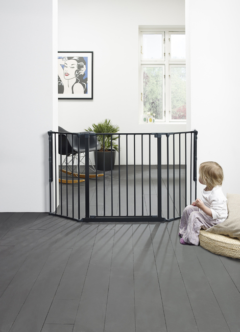 BabyDan Flex M Skruvgrind, Svart