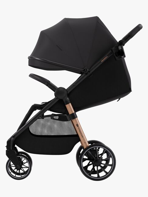 Kinderkraft Grande 2 Sittvagn, Midnight Black