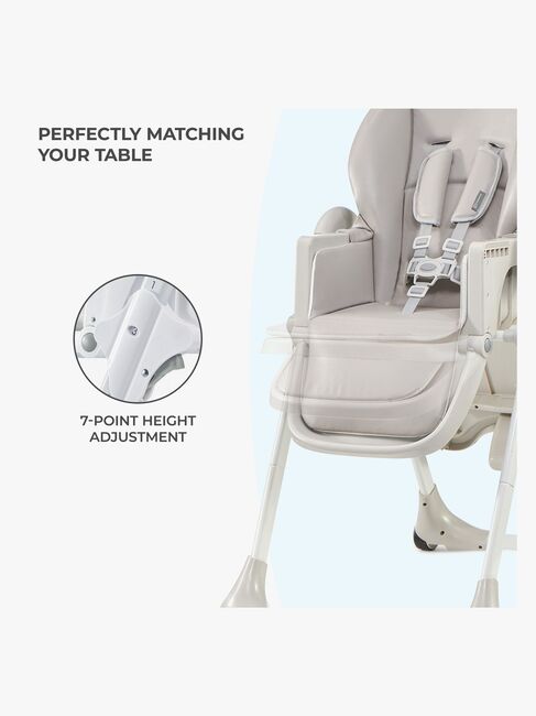 Kinderkraft Yummy Matstol, Grå