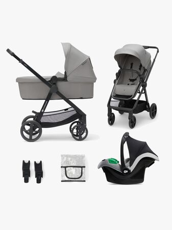 Kinderkraft 3-i-1 NEWLY Kombivagn Travelsystem, Moonlight Grey
