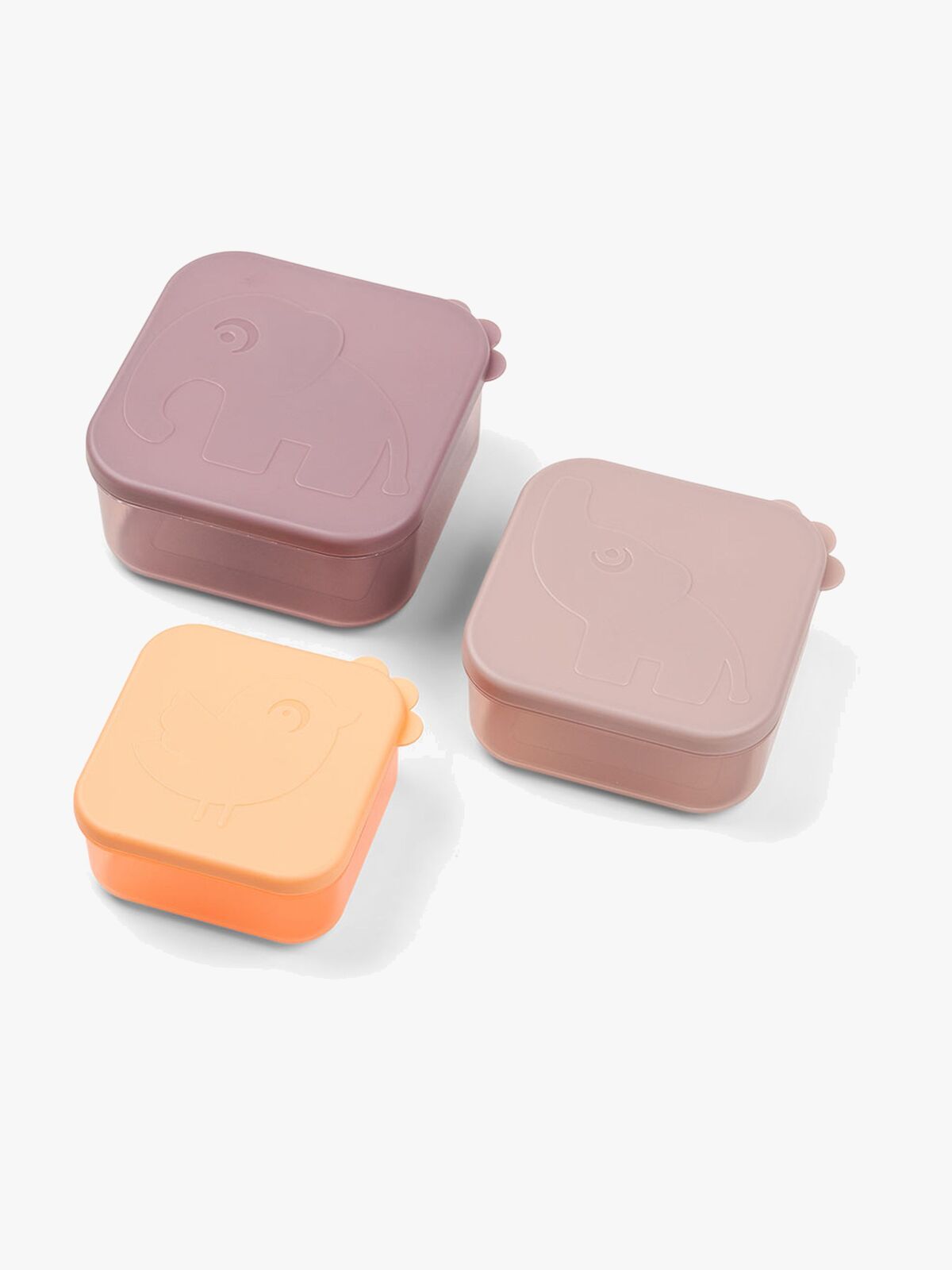 Done By Deer Deer Friends Snackslådor 3-pack, Powder