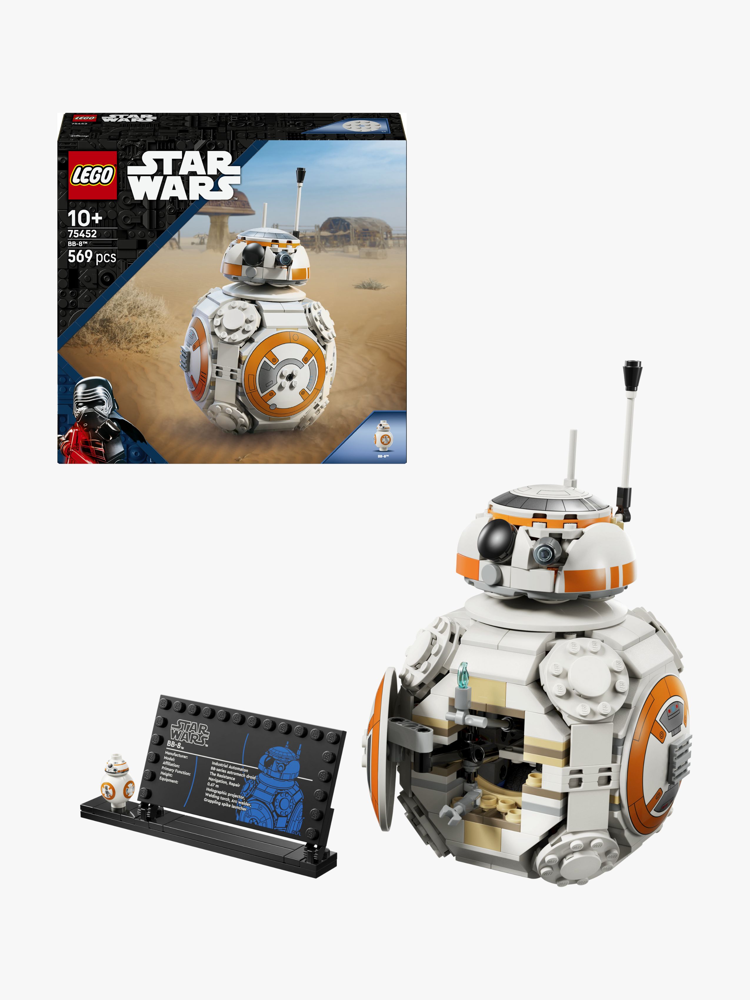 LEGO Star Wars 75452 BB-8 Astromech Droid – älskad droide från filmerna