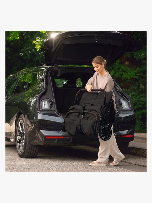 Nuna TRVL DUBL Syskonvagn, Chocolate