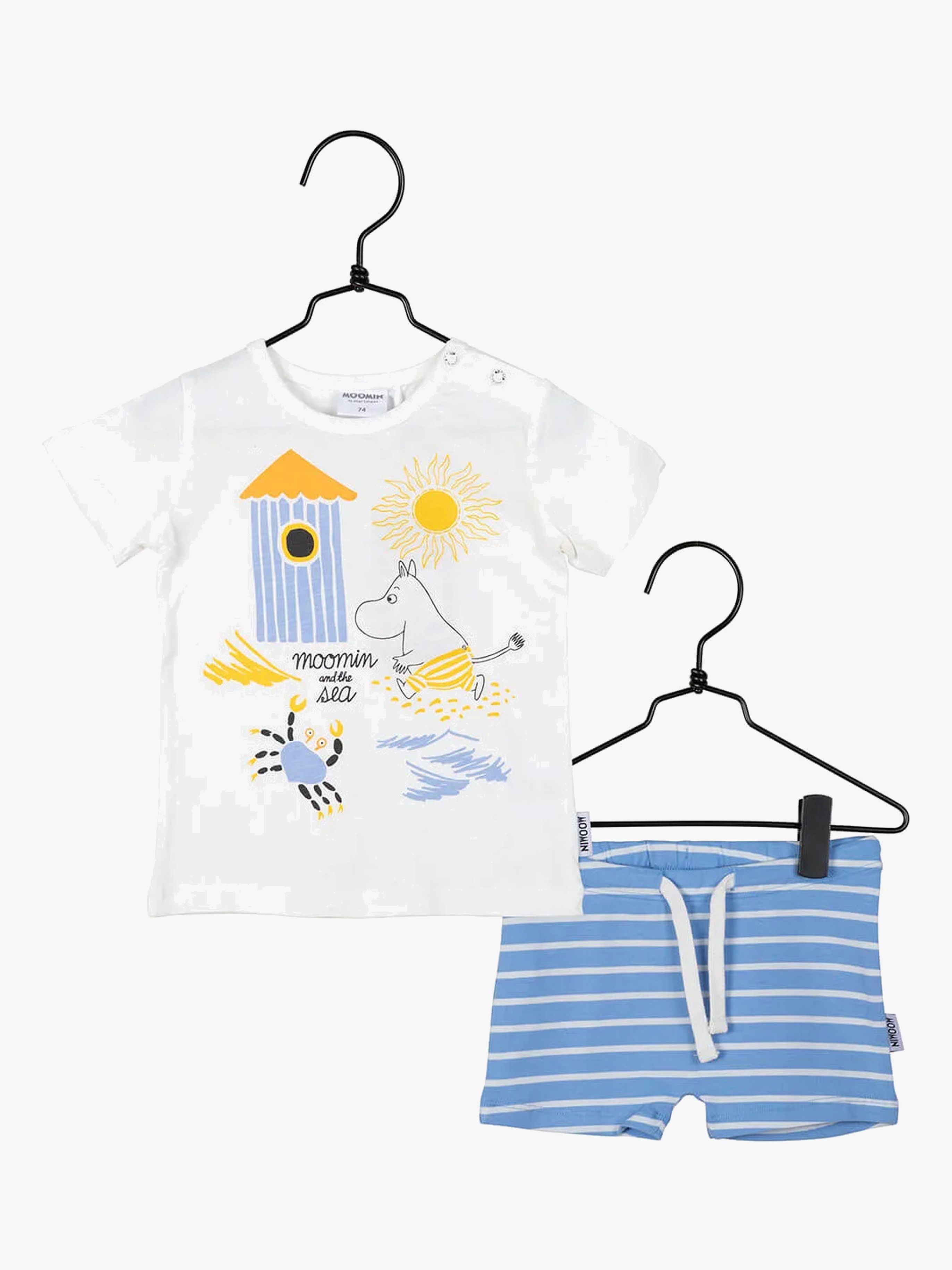 Mumin Randigt Set Light Blue 62