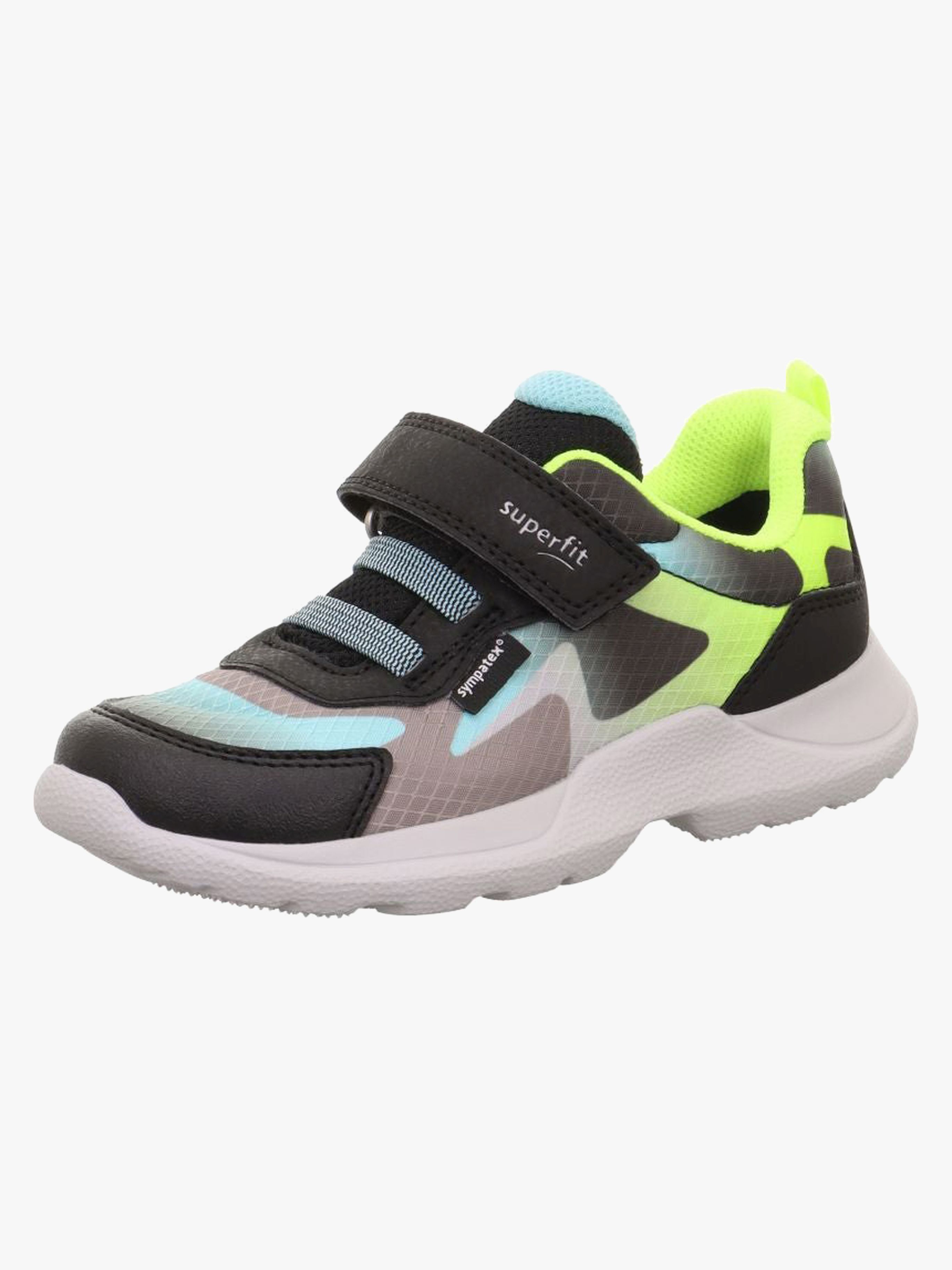 Superfit Rush WP Sneakers, Grey/Yellow, 27