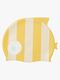 SUNNYLiFE Badmössa, Finn the Fish Mustard Stripe