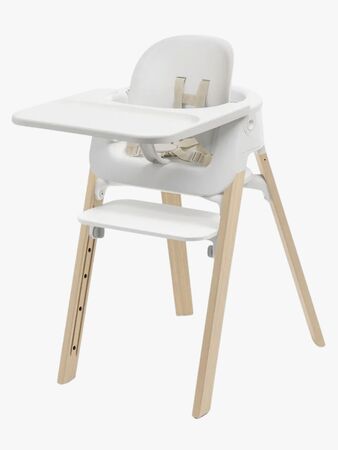 Stokke Steps Matstol, White Natural