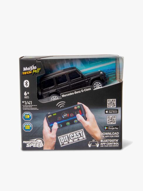 Maisto Tech Radiostyrd Bil Mini Metal Die-Cast Bluetooth Mercedes G-Class 1:41
