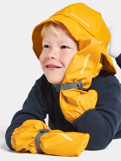Didriksons Glove Regnvantar, Oat Yellow