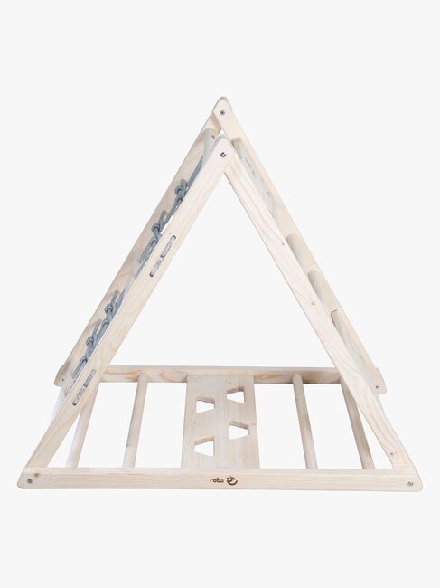 Roba  Trä Klättertriangel, Grå/Naturell