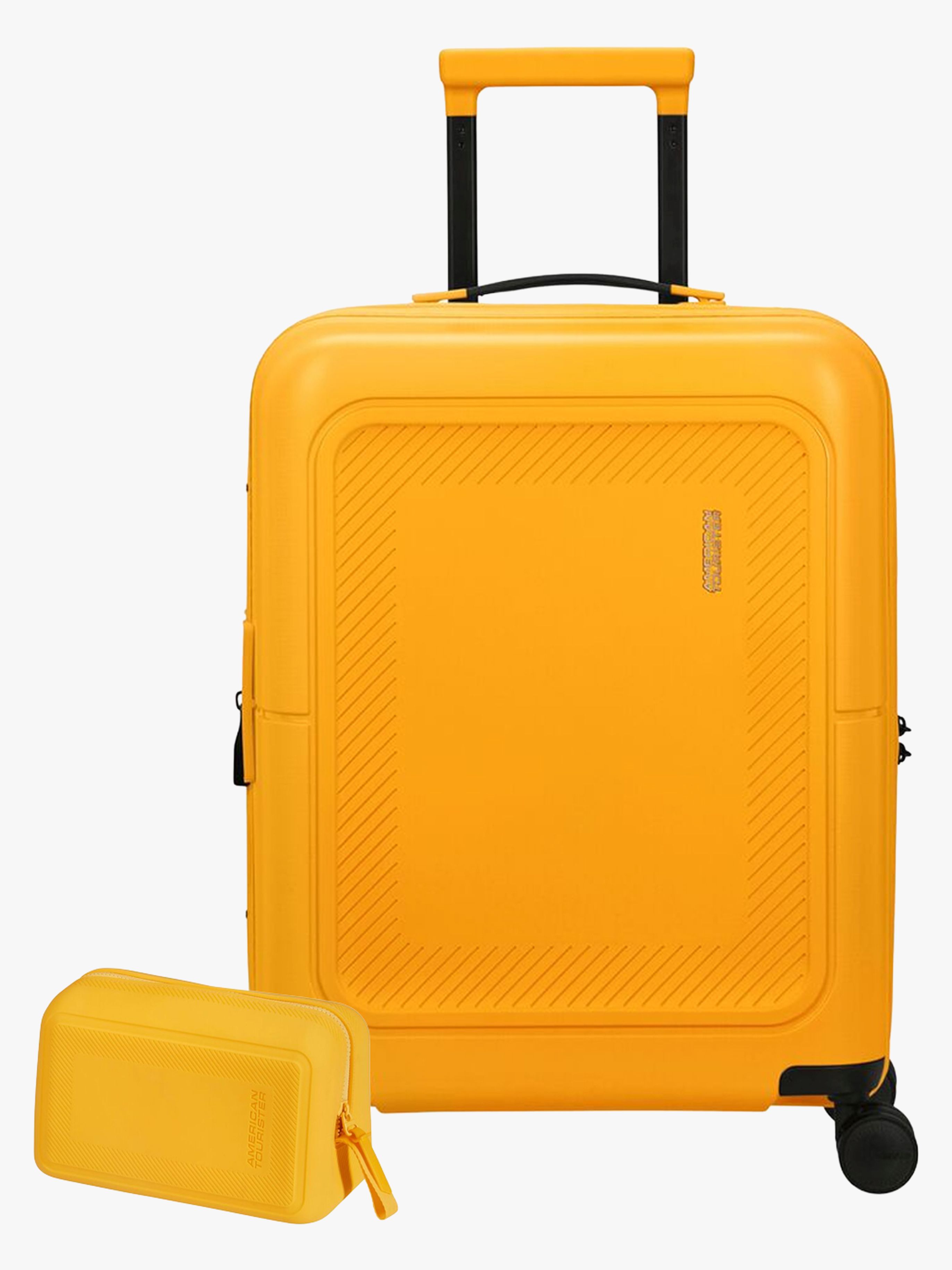 American Tourister Dashpop Resväska 41-47L &  Necessär POP, Golden Yellow