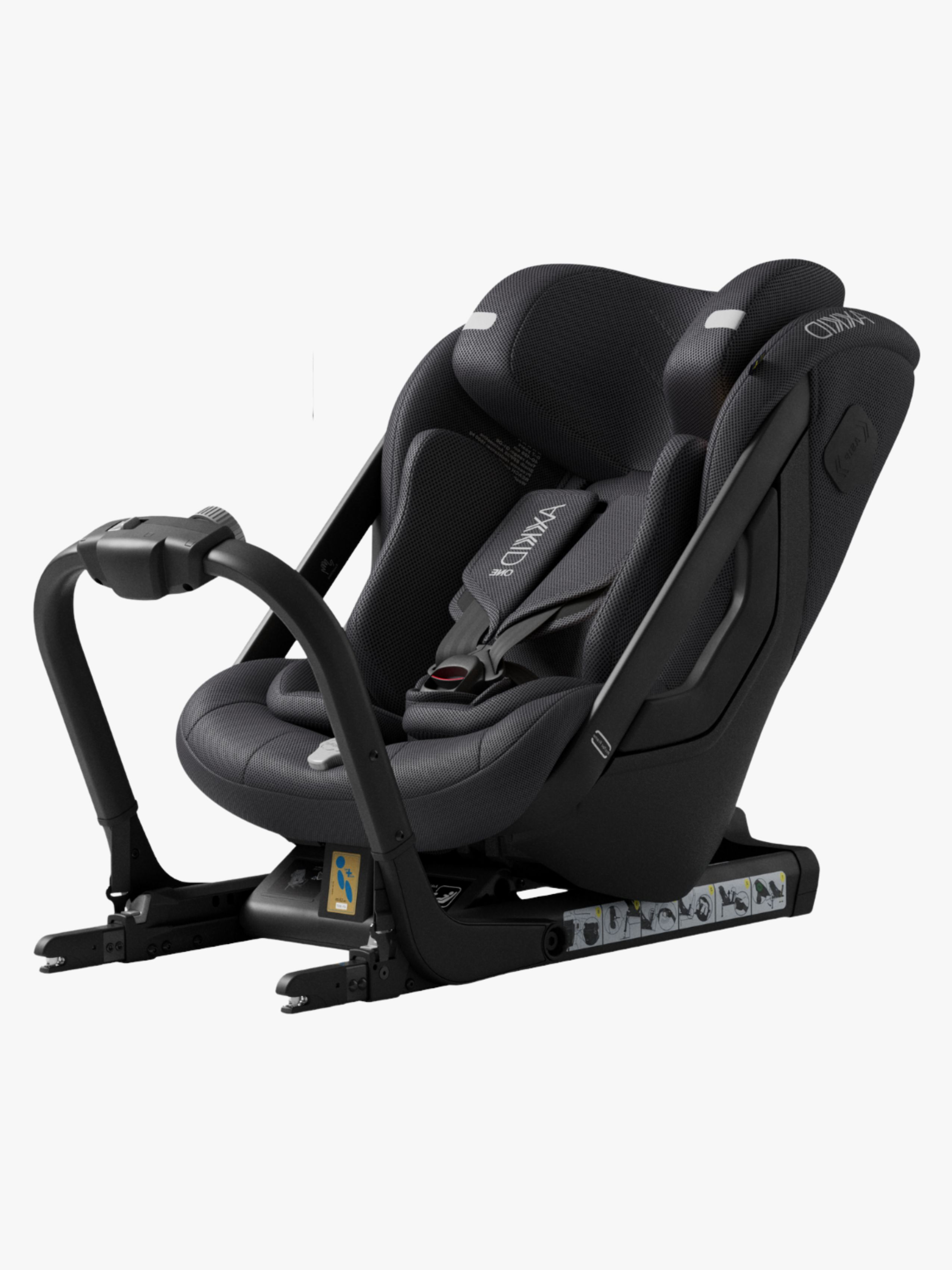 Axkid One 3 Bakåtvänd Bilbarnstol, Arctic Mist Grey Mesh - Bäst i test